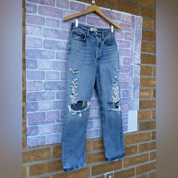 AGOLDE 90s Mid Rise Straight Fit Jeans 27 - Picture 3 of 14